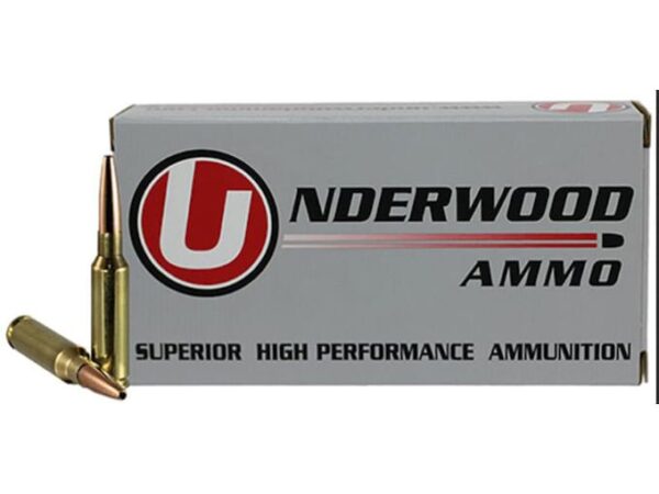 Underwood 6.5 Creedmoor Ammo 122 Grain Lehigh Controlled Chaos Fragmenting Hollow Point Lead Free Box of 20